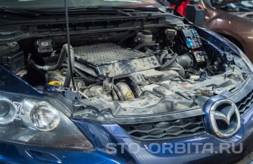 Демонтаж турбины Мазда СХ 7 (подробные фото и видео)