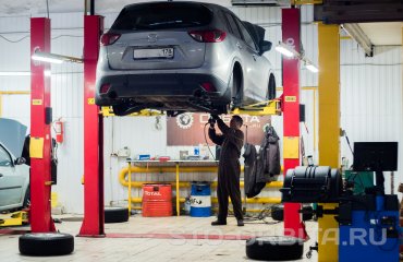 Плановое обслуживание Мазда СХ5 (подробные фото)