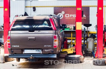 Плановое ТО 120 000 Мазда BT50 (подробные фото)