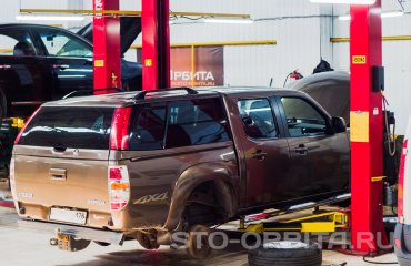 Плановое ТО 120 000 Мазда BT50 (подробные фото)