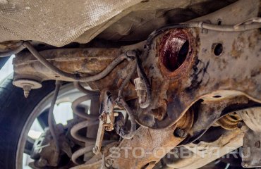 Замена сайлентблоков заднего редуктора Мазда СХ5 (подробные фото)